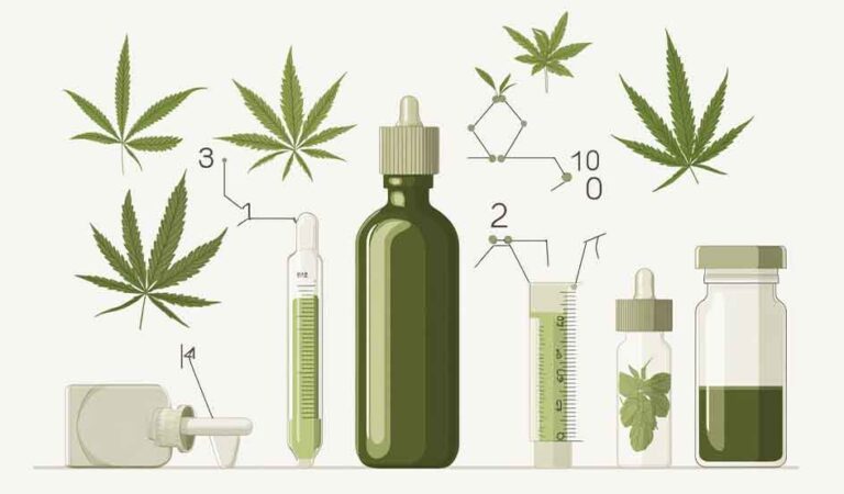 Diagram illustrating the entourage effect cannabis showing interaction between cannabinoids and terpenes for enhanced benefits