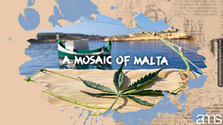 a mosaic of Malta Maltese Cannabis Malta
