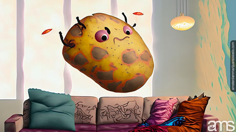 metamorphosed into potato Harry metamorphosed into potato