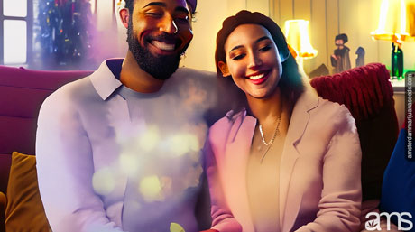 unforgettable night Norway Happy Norwegian couple