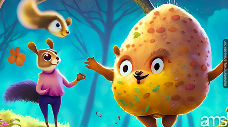 Harry and the squirrel Harry and the squirrel