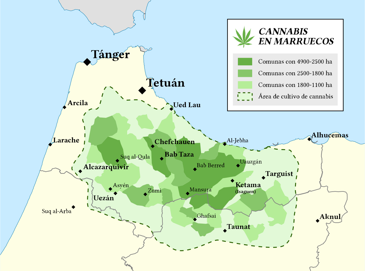Cannabis en Marruecos 2003.svg