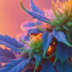 Dense and resinous buds of one of the strongest Indica strains