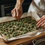 Decarboxylation is the first step in how do you process cannabis to put in cookies—this image shows how to activate THC using oven heat.