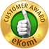 Awarded the eKomi Standard Seal of Approval